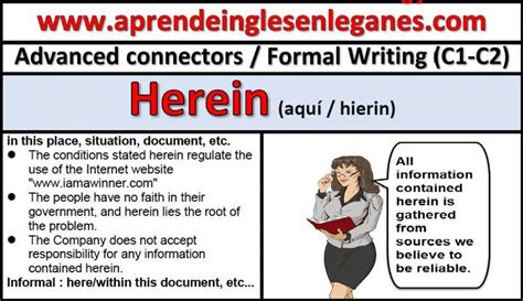 HEREIN definition and meaning .